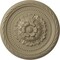 Ekena Millwork Palmetto Ceiling Medallion, Hand-Painted Gobi Desert, 11 1/2"OD x 1"P CM11PAGDF - alternate 1